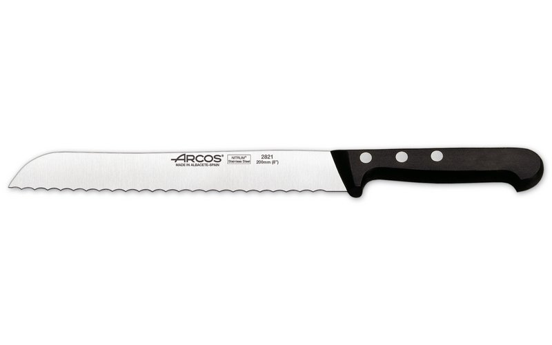 Profesjonalny Nóż Do Pieczywa Seria UniVersal Arcoroc Czarny 320 mm