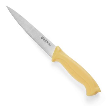 Nóż Do Filetowania Drobiu Haccp 300Mm - Żółty - Hendi 842539 - Hendi