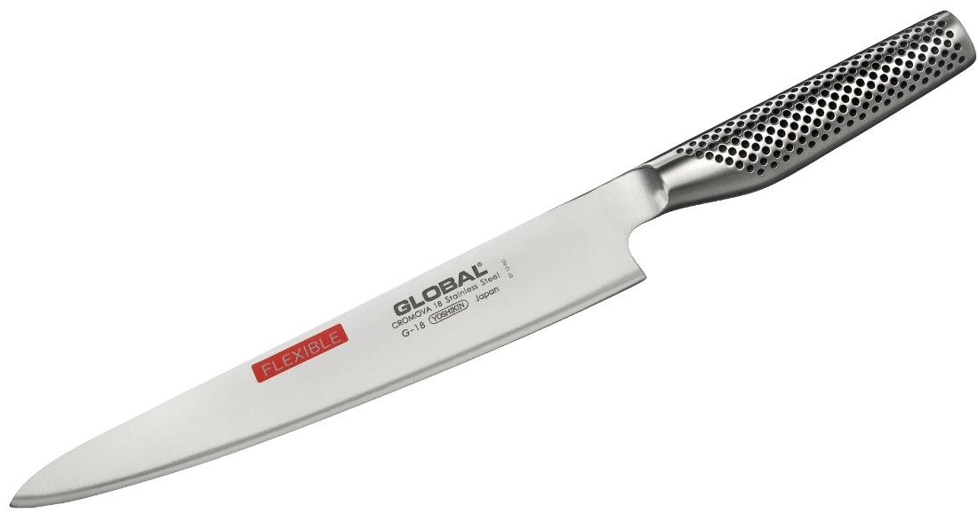 Nóż do filetowania, elastyczny G-18 Global, 24 cm