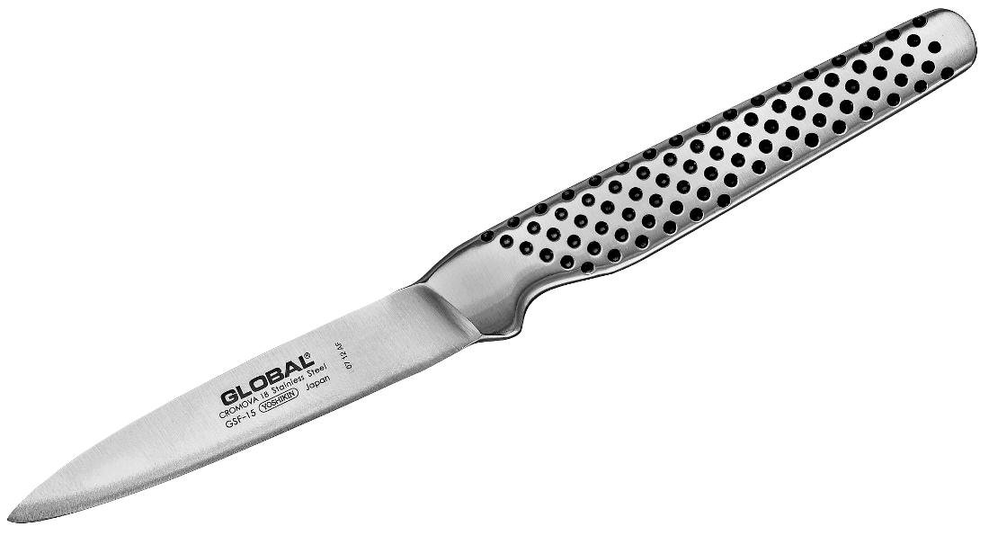 Nóż do obierania, stalowy GSF-15 Global, 8 cm