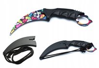 Nóż Karambit Czaszki Kolorowe Treningowy Inna marka