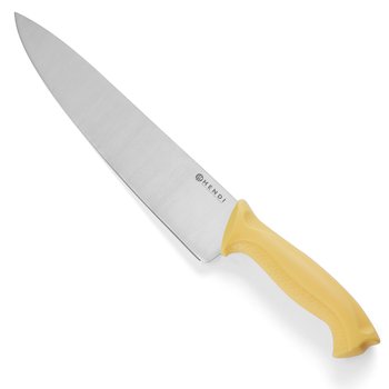Nóż Kucharski Do Drobiu Haccp 385Mm - Żółty - Hendi 842737 - Hendi