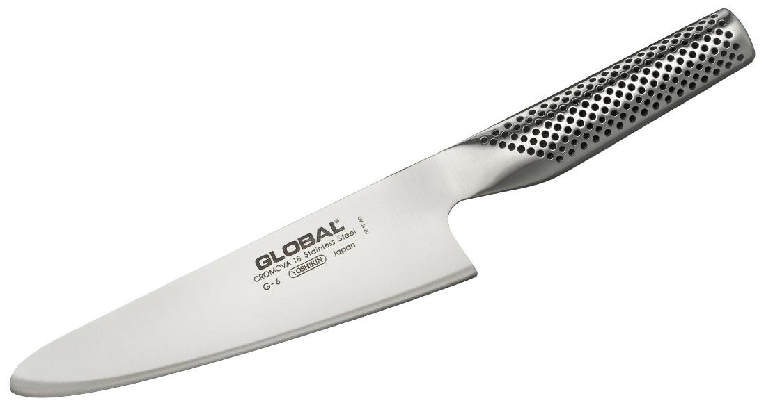 Nóż kuchenny do plastrowania, stalowy G-6 Global, 18 cm