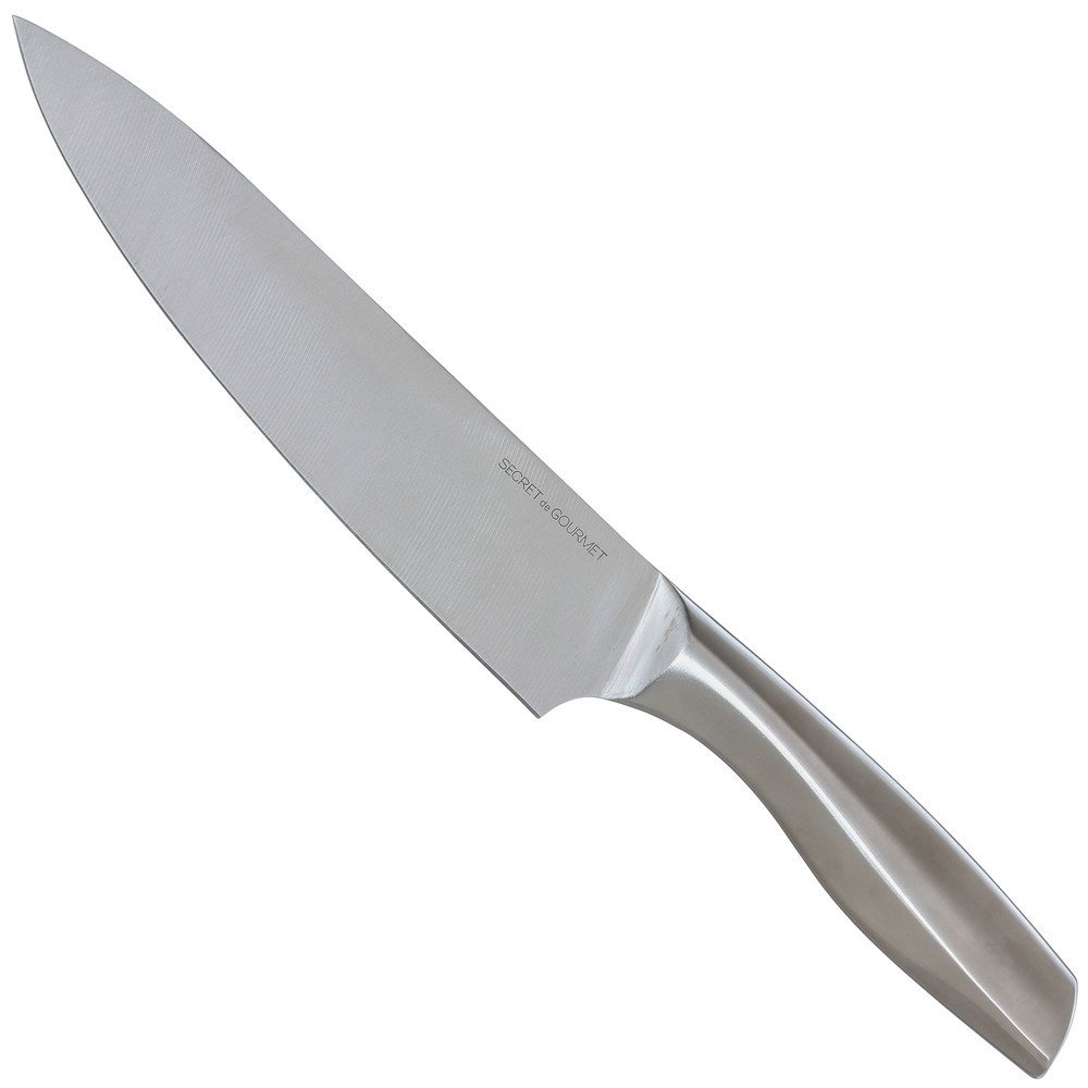 Nóż kuchenny SECRET DE GOURMET, srebrny, 34 cm