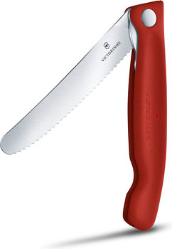 Nóż Kuchenny Składany Pikutek Swiss Classic Victorinox Czerwony - Victorinox