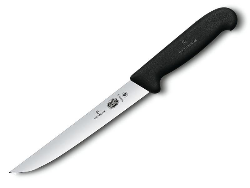 Nóż kuchenny VICTORINOX, czarny, 18 cm