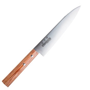 Nóż Masahiro Sankei Utility 150mm brązowy [35925] - Masahiro