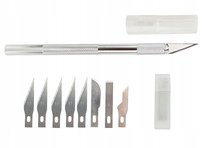 NÓŻ MODELARSKI PRECYZYJNY NOŻYK SKALPEL + 9 OSTRZY