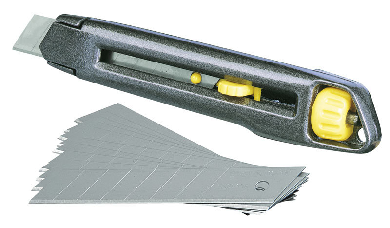 NÓŻ NOŻYK METALOWY INTERLOCK 18mm STANLEY 10-018