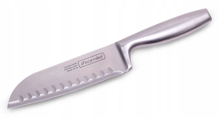 Nóż Santoku KAMILLE, 29 cm