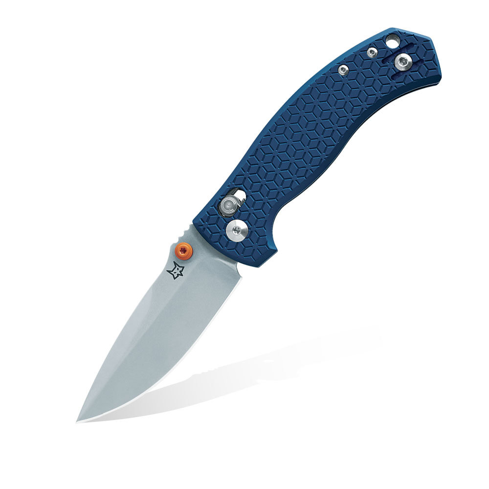 Zdjęcia - Nóż / multitool Fox Nóż Składany  Knives Anzu FX-560 ALOR Stonewashed MagnaCut Blue Alumini 