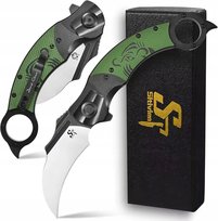 Nóż składany kieszonkowy KARAMBIT stal EDC survival Sitivien ST164 scyzoryk Inna marka