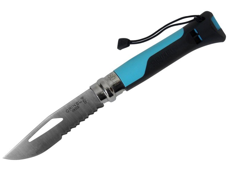 Nóż składany Opinel No. 8 INOX Outdoor niebieski (53)