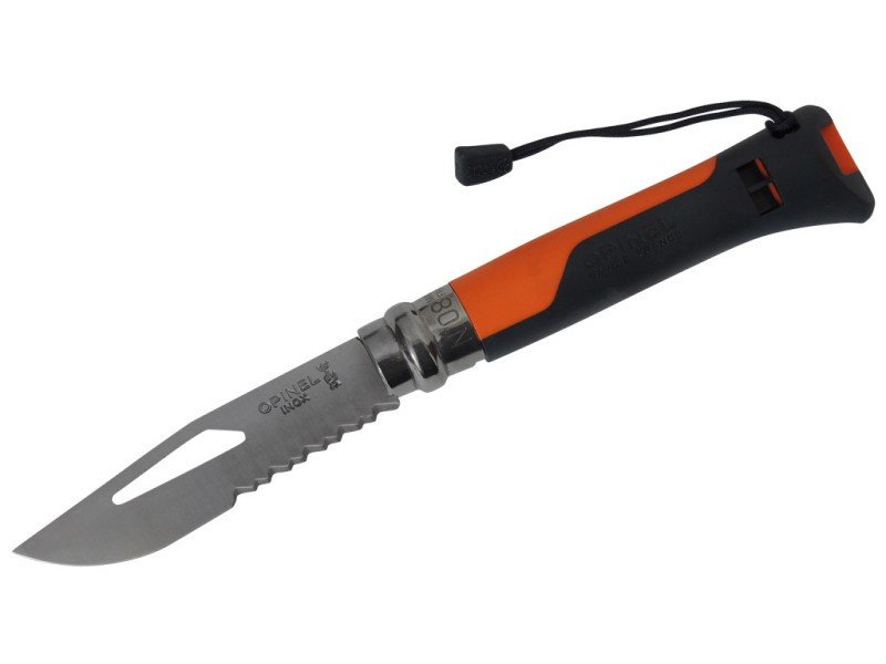 Nóż składany Opinel No. 8 INOX Outdoor pomarańczowy (52)