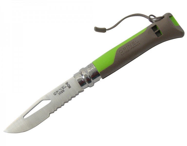 Nóż składany Opinel No. 8 INOX Outdoor Zielony (1675)