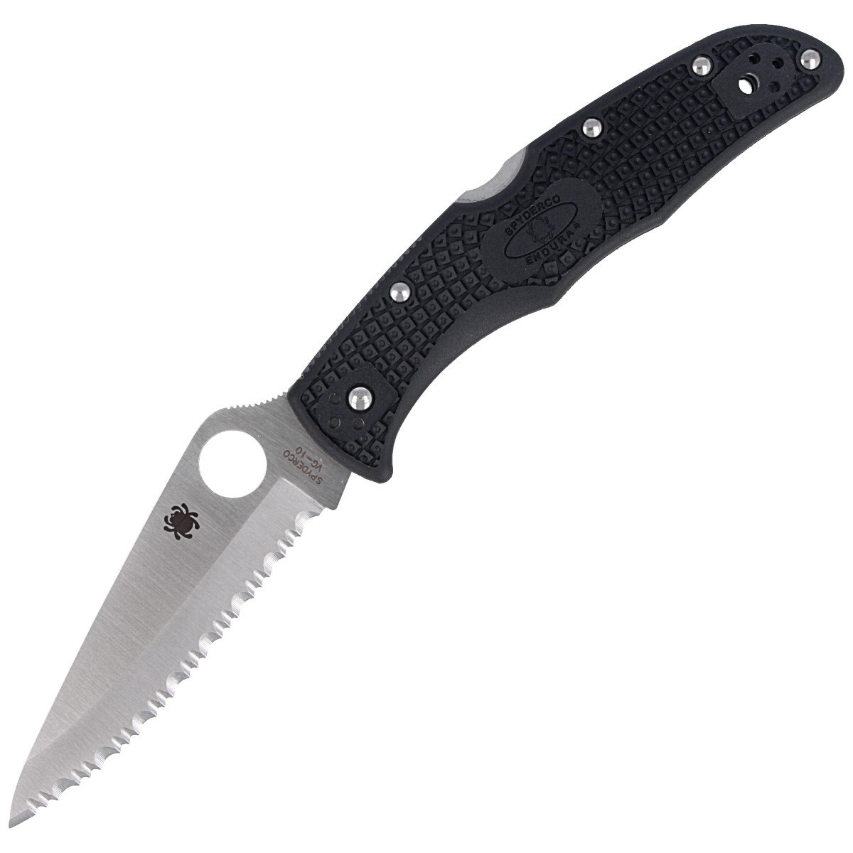 Nóż Spyderco Endura 4 FRN Black Spyder (C10SBK) - Spyderco | Sport ...