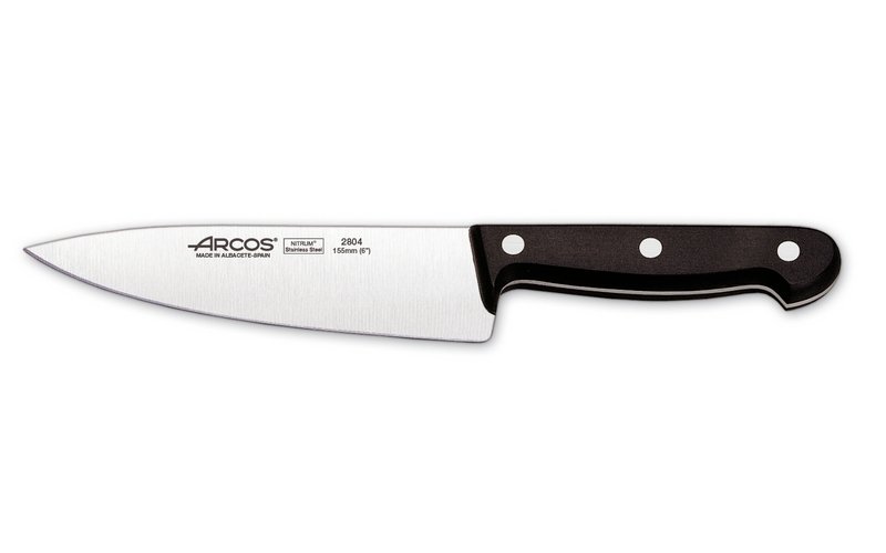 Nóż Szefa Kuchni Seria Universal Arcos Czarny 268mm Hendi 280404