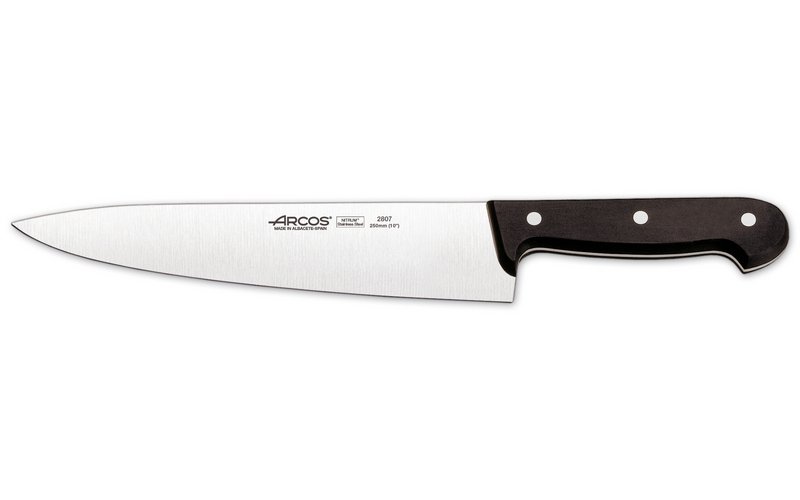 Nóż Szefa Kuchni Seria Universal Arcos Czarny 385mm Hendi 280704
