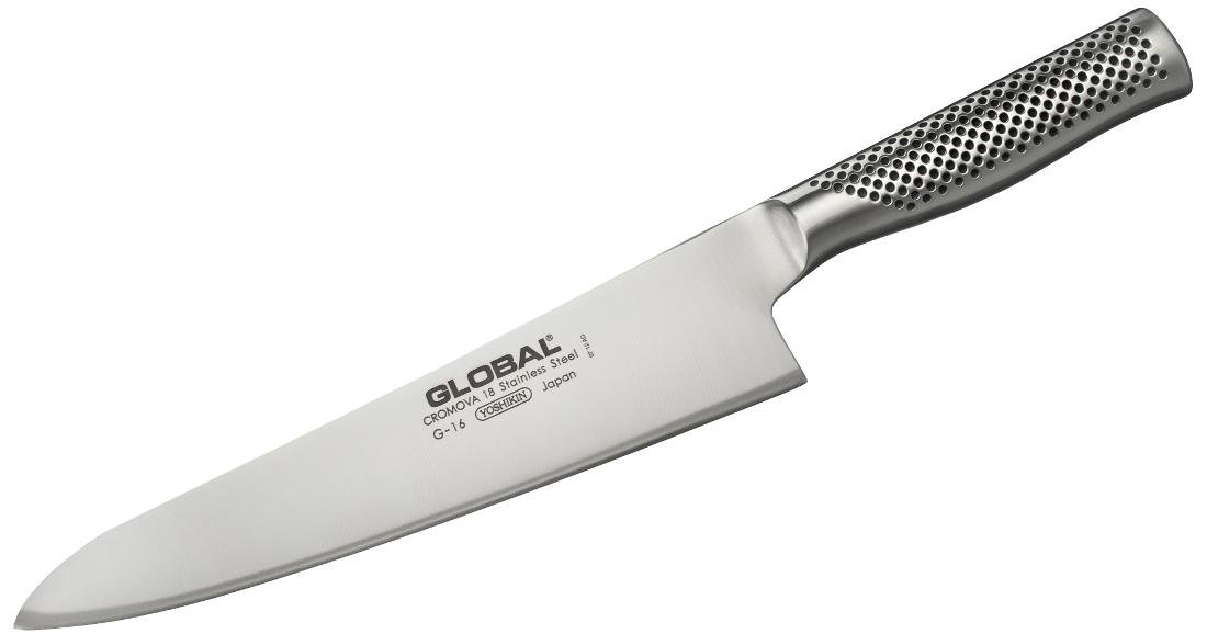 Nóż szefa kuchni, stalowy GS-16 Global, 24 cm