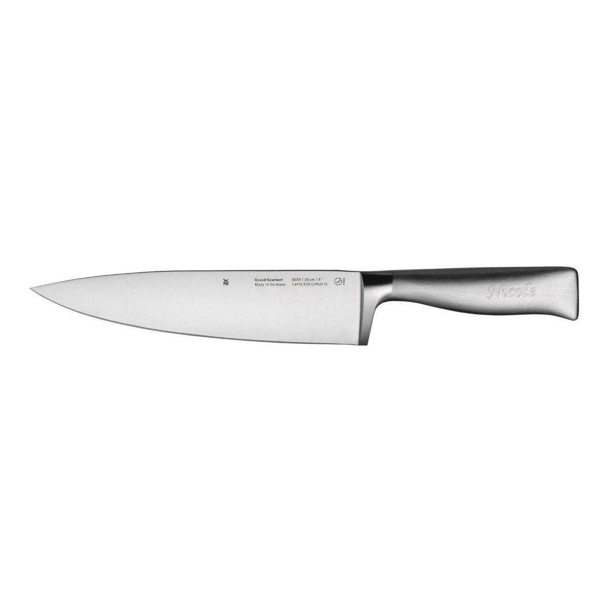 Nóż szefa WMF Grand Gourmet, srebrny, 20 cm