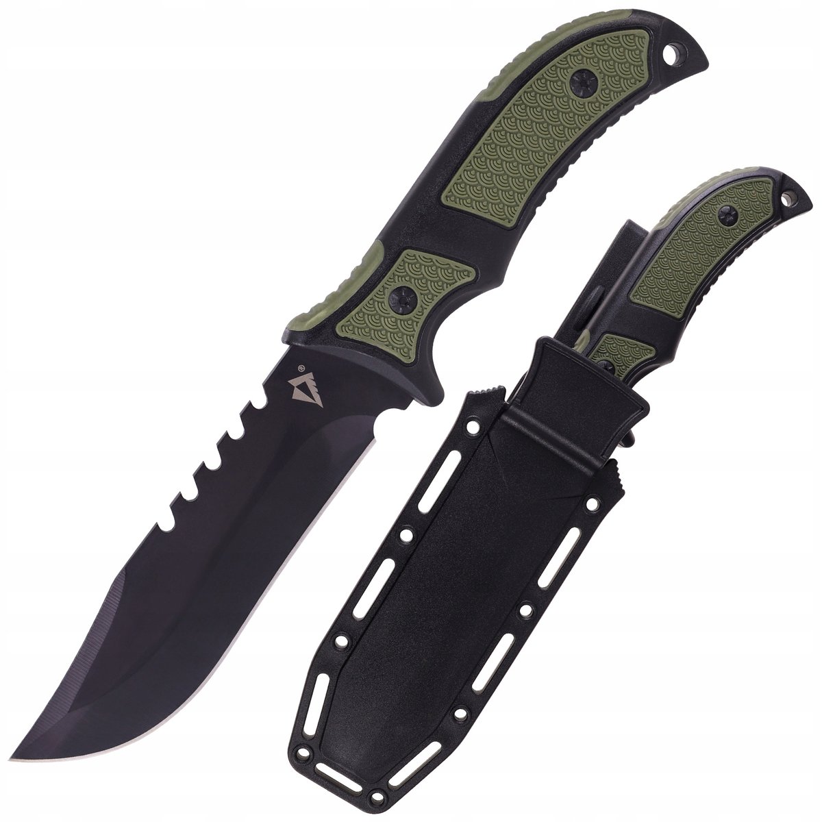 Nóż Taktyczny Survival Wojskowy Myśliwski Bushcraft + Futerał Dominator Urban Combat Hunter