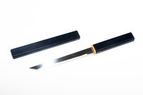 Nóż Turystyczny Campingowy typu SMOK pojedyńczy czarny - NT290