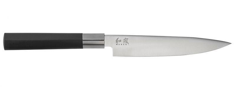 Nóż uniwersalny KAI Wasabi Black, 15 cm