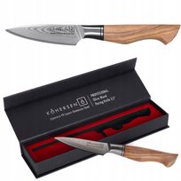 Nóż Ze Stali Damasceńskiej Kuchenny Do Warzyw Profesjonalny Kohersen Paring