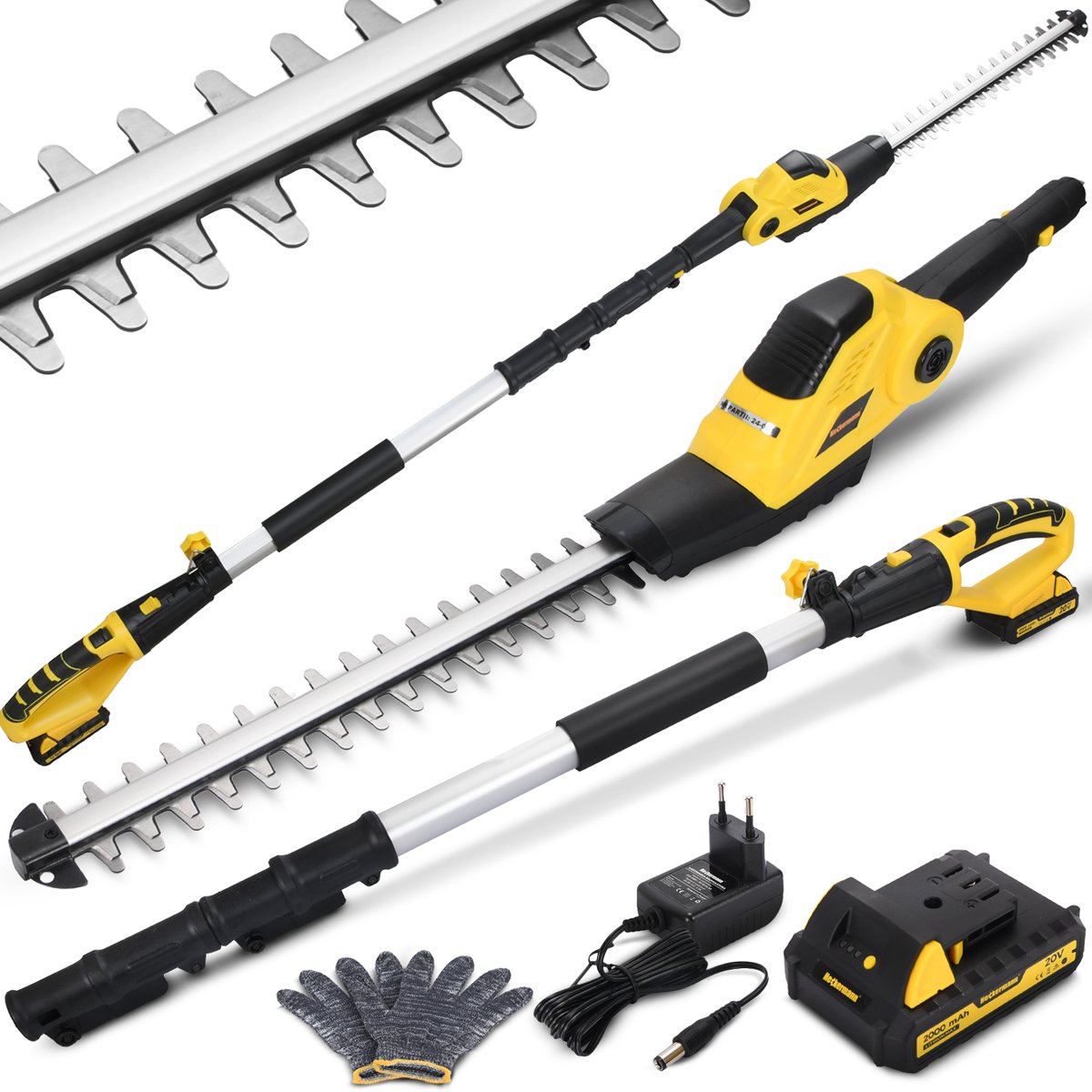 Heckermann Heckermann Nożyce Do Żywopłotu Na Wysięgniku Akumulatorowe Sekator Select Avnzw20