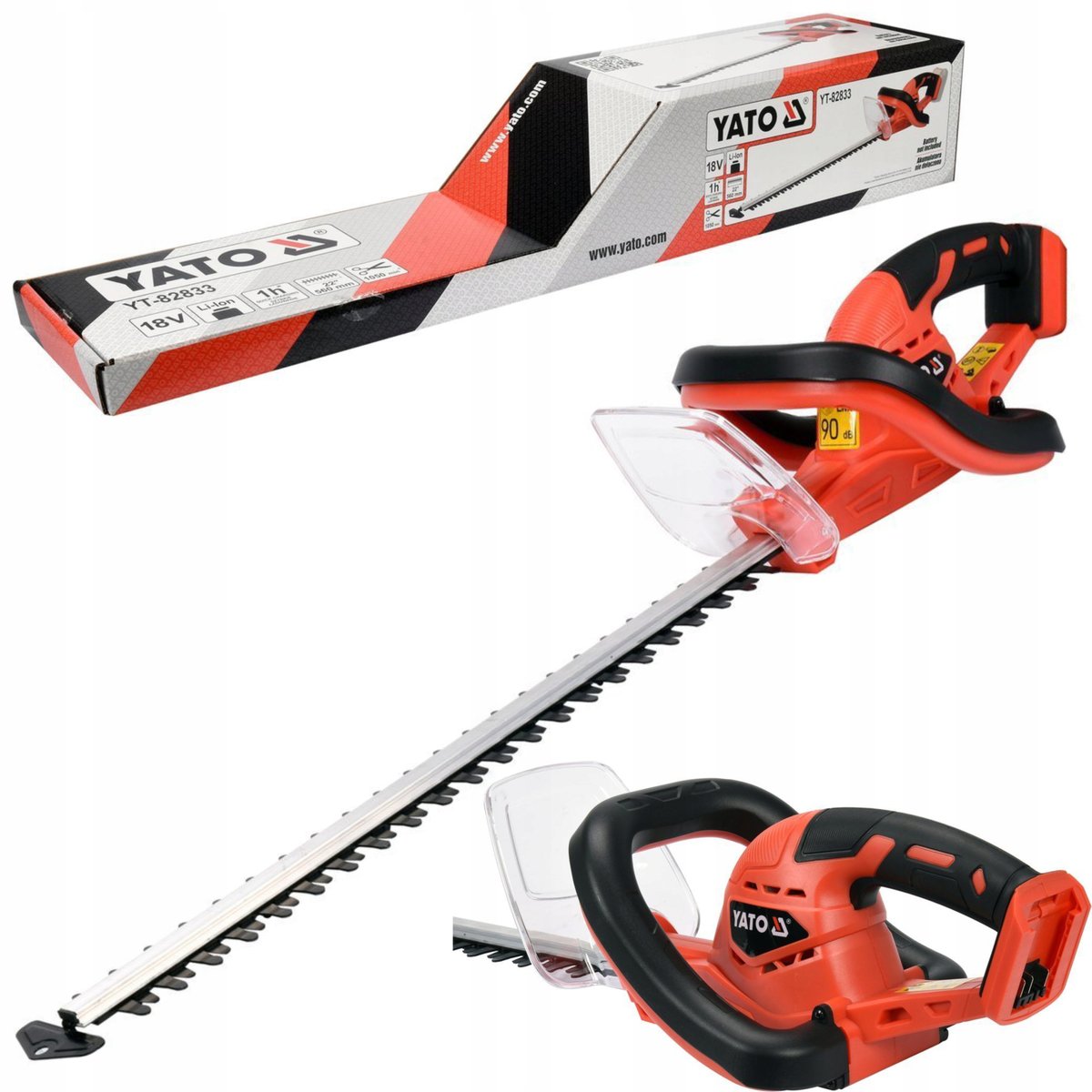 Nożyce do żywopłotu YATO YT-82833, 18 V, 560 mm