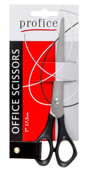 Nożyczki biurowe, czarne, 17,5 cm - Profice