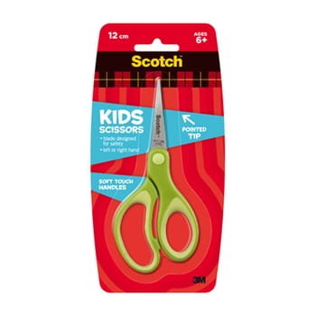 Nożyczki dla dzieci Scotch™, od 6 lat, spiczaste ostrze, ergonomiczne, 12cm - Scotch