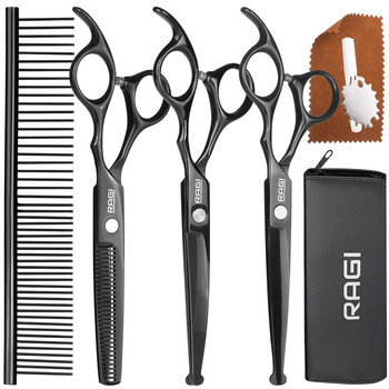 NOŻYCZKI do strzyżenia Psów PROFESJONALNY ZESTAW do strzyżenia 3x Nożyczki - Ragi