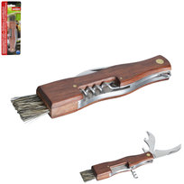 Nożyk do grzybów+pędzelek ORION, 13,5x3,5x2 cm