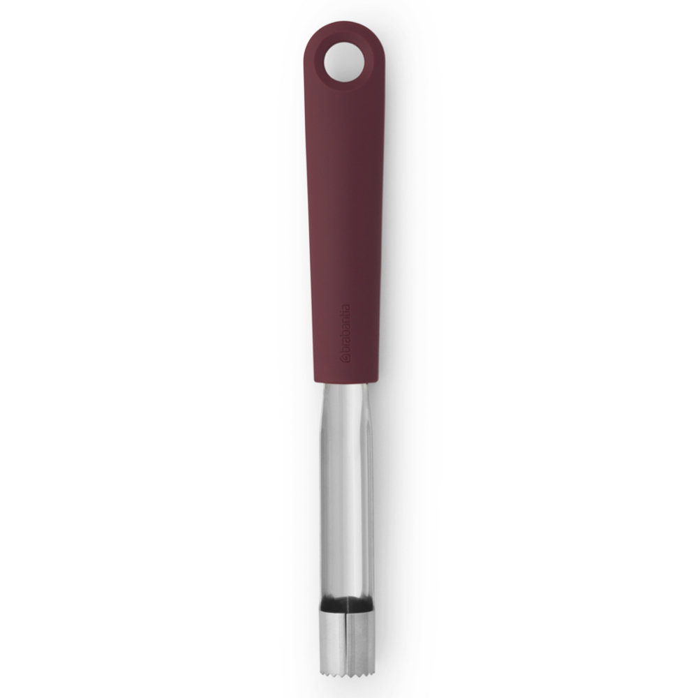 Nożyk do jabłek BRABANTIA Tasty+, bordowy, 2,5x20,3 cm