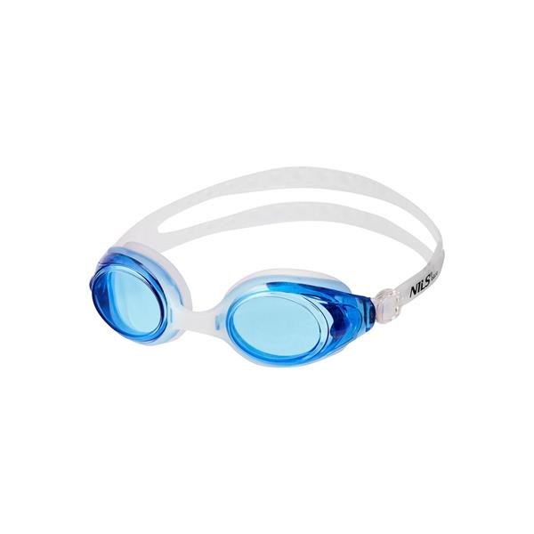 Zdjęcia - Okulary do pływania Aqua Nqg600Af Biały/ Niebieski Okularki Nils 