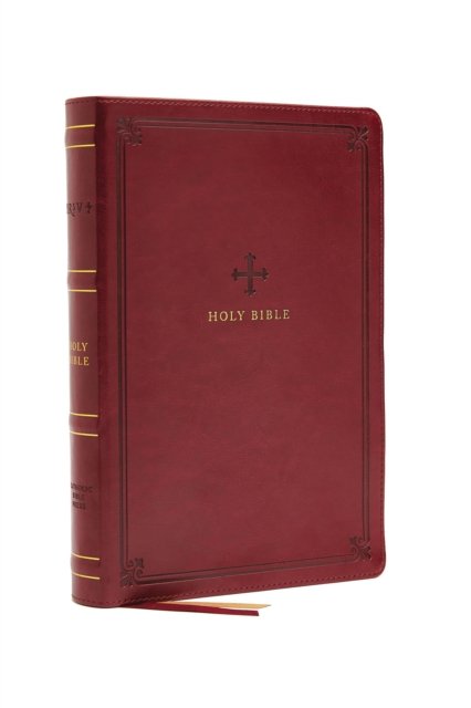 NRSV, Catholic Bible, Thinline Edition, Leathersoft, Red, Comfort Print ...