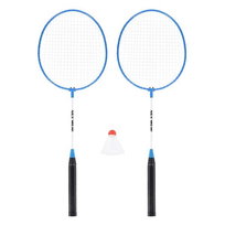 NRZ001 ZESTAW RAKIET NIEBIESKI DO BADMINTONA + LOTKA NILS