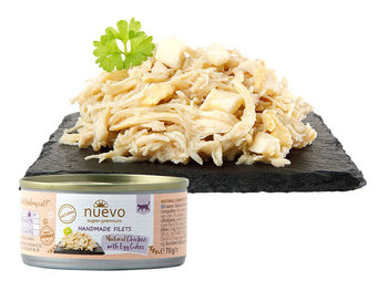 Nuevo Handmade Mokra karma dla kota puszka Filet kurczaka z jajkiem 24x70g - nuevo