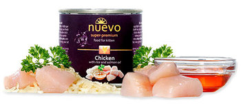 Nuevo kot Kitten kurczak ryż z olejem z łososia 200g - nuevo