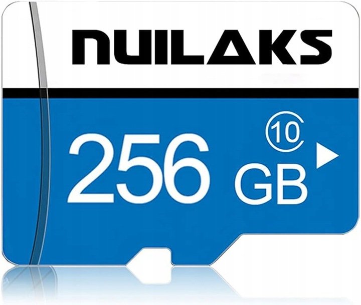 Nuilaks Karta Pamięci Micro Sd 256 Gb Klasa 10 White-Blue - Nuilaks ...