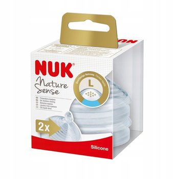 Nuk Nature Sense smoczek do butelki 6-18m L 2szt - Nuk