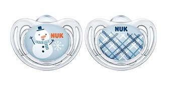 Nuk smoczek usp.silikion 6-18m-cy Freestyle Snow 2szt. - Nuk