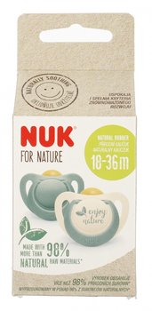 NUK Smoczek uspokajający 18-36m For Nature zielony op.2 szt - Nuk