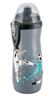 Nuk, Sports Cup, Kubek z silikonowym ustnikiem sportowym, 450 ml, Szary - Nuk