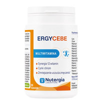 Nutergia ERGYCEBE multiwitamina 90 kapsułek 12 witamin cynk chrom zmęczenie Inna marka