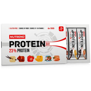 Nutrend Protein Bar 23% Protein Zestaw 6X55G Batony Białkowe - Nutrend