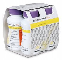 NUTRI comp DRINK+ 4 szt. x 200 ml - banan/proteiny