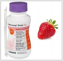 Nutricomp drink plus - 4 szt. TRUSKAWKA