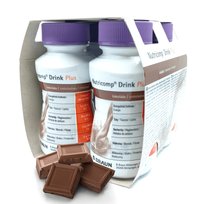 Nutricomp Drink Plus o smaku czekolady 4 x 200 ml